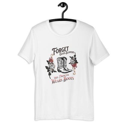 This Princess Wears Boots Unisex t-shirt