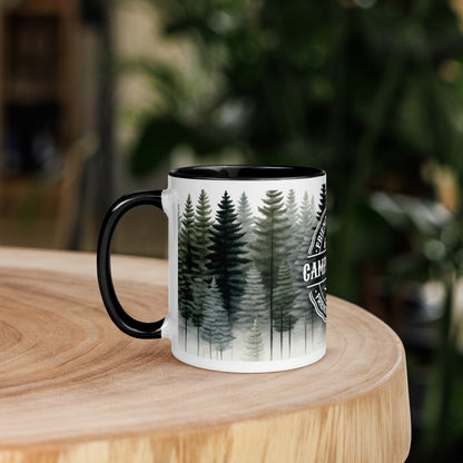 Camping Crew Mug with Color Inside