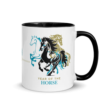 Year of the Horse Mug with Color Inside