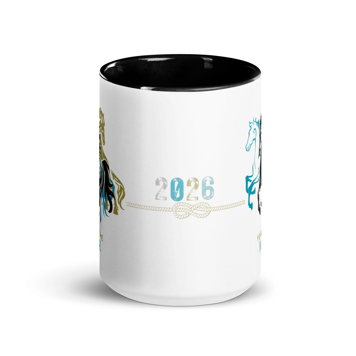 Year of the Horse Mug with Color Inside