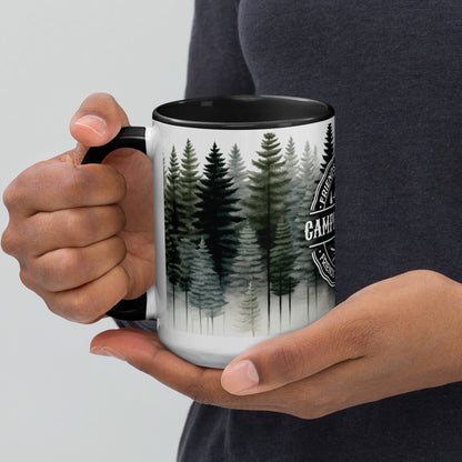 Camping Crew Mug with Color Inside
