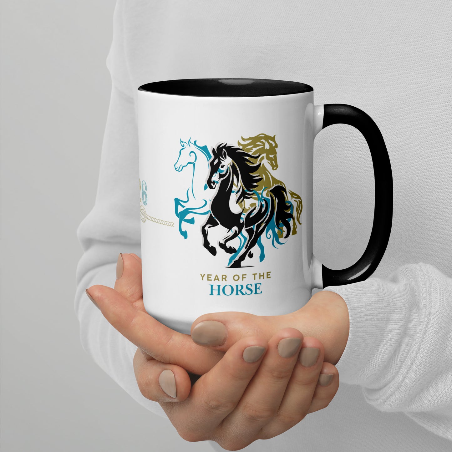 Year of the Horse Mug with Color Inside