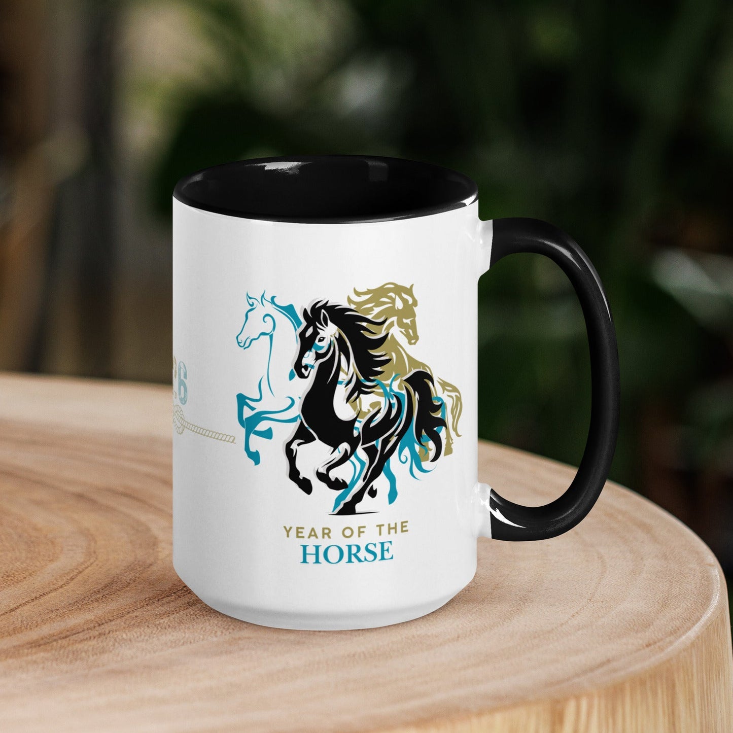 Year of the Horse Mug with Color Inside